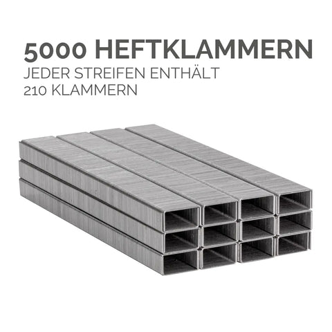 FELLOWES Heftklammern 26/6 mm 5117501 Vollstreifen 5000 STK