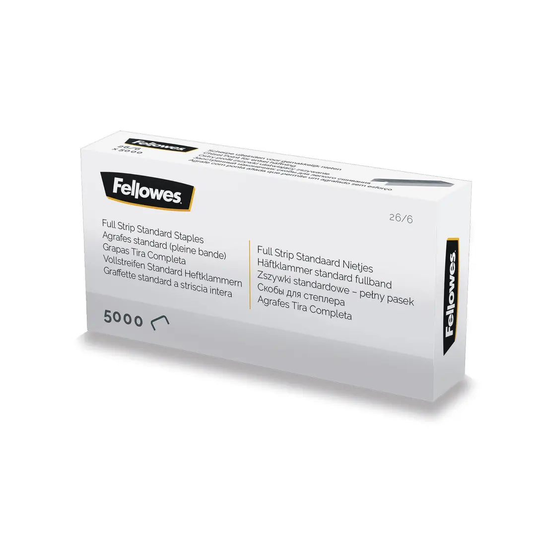 FELLOWES Heftklammern 26/6 mm 5117501 Vollstreifen 5000 STK