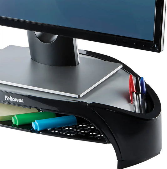 FELLOWES Monitor Ständer Plus 8020801 schwarz/silber