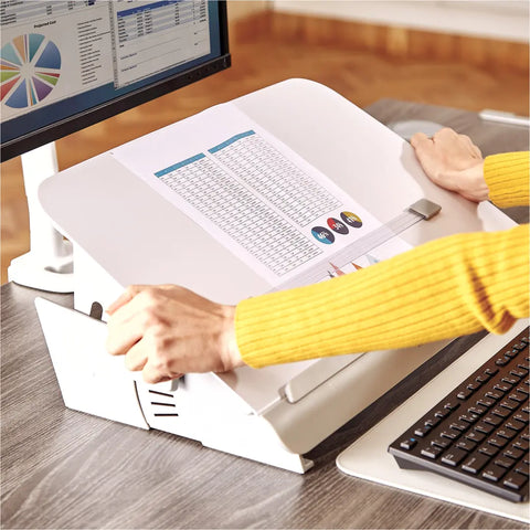 FELLOWES Dokumentenhalter Hana 8065801 weiss