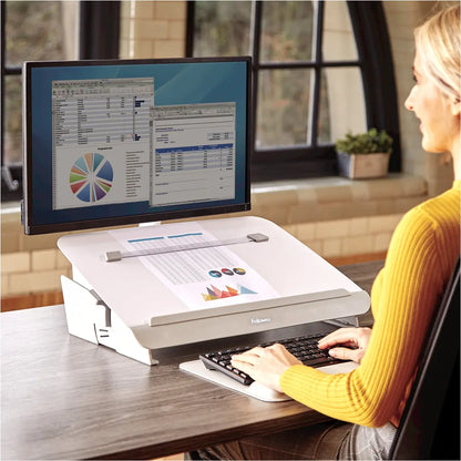 FELLOWES Dokumentenhalter Hana 8065801 weiss