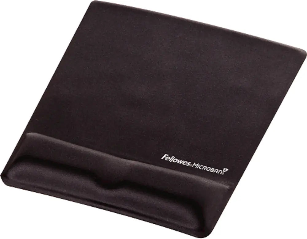 FELLOWES Mausmatte Crystals 9181201 schwarz,mit Handgelenkauflage