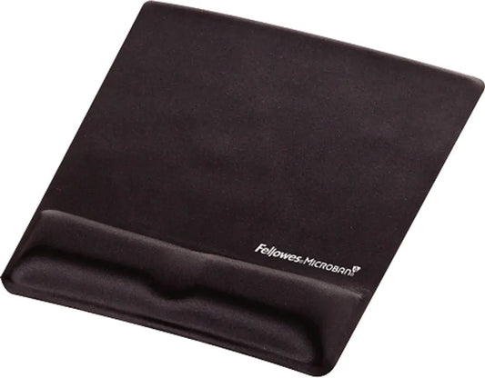 FELLOWES Mausmatte Crystals 9181201 schwarz,mit Handgelenkauflage