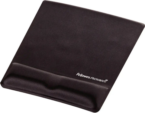 FELLOWES Mausmatte Crystals 9181201 schwarz,mit Handgelenkauflage