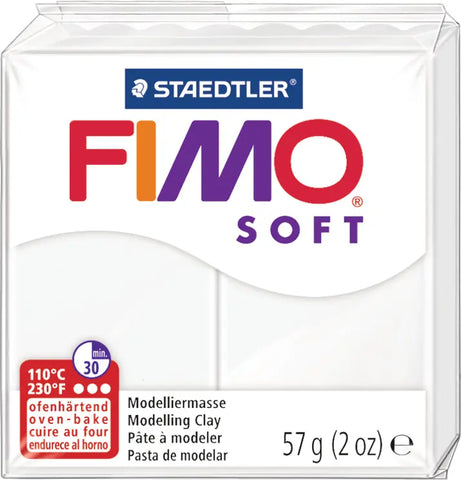 FIMO Knete Soft 57g 8020-0 weiss