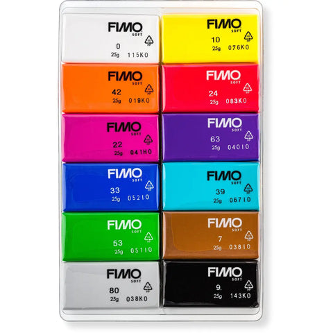 FIMO Modellierset soft 12x25g 8023C12-1 Basic