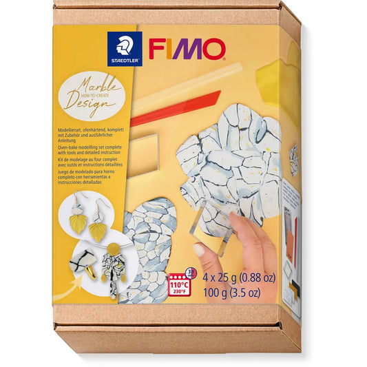 FIMO Modellierset 4x25g 8025HTC5 Marmor Design