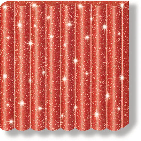FIMO Knete Kids 42g 8030-212 rot glitzer