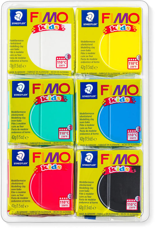 FIMO Modellierset Kids 6x42g 803201 Basic
