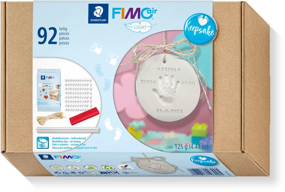 FIMO Knete Air light Set 125g 81Set03 92 teilig