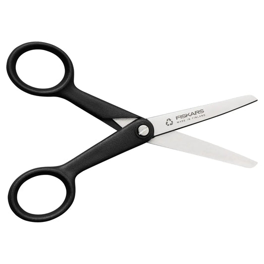 FISKARS Hobbyschere Recycling 13cm 1074542 schwarz, Rechts- + Linkshänder