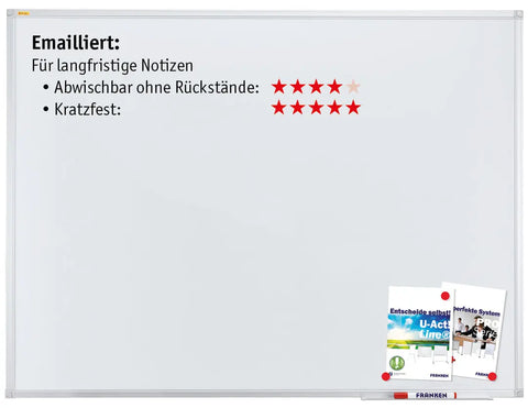 FRANKEN Whiteboard SC2202SB X-tra!Line emailliert 60x90cm