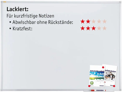 FRANKEN Whiteboard 100x150cm SC3109 X-tra!Line lackiert