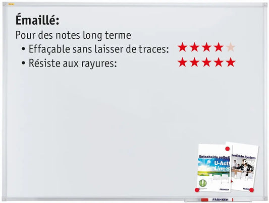 FRANKEN Whiteboard 90x120cm SC3203 X-tra!Line emailliert