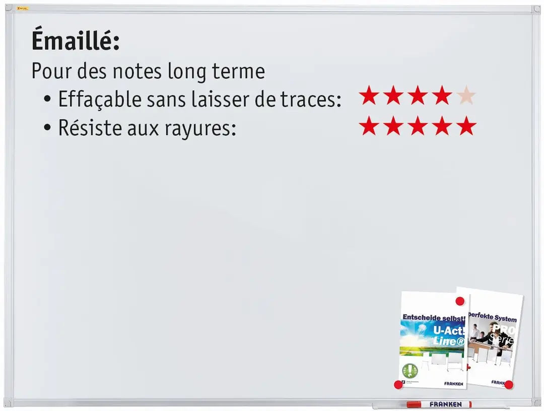FRANKEN Whiteboard 90x180cm SC3207 X-tra!Line emailliert
