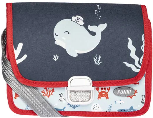 FUNKI Kindergartentaschen Wale 6020.044 multicolor 26.5x20x7cm