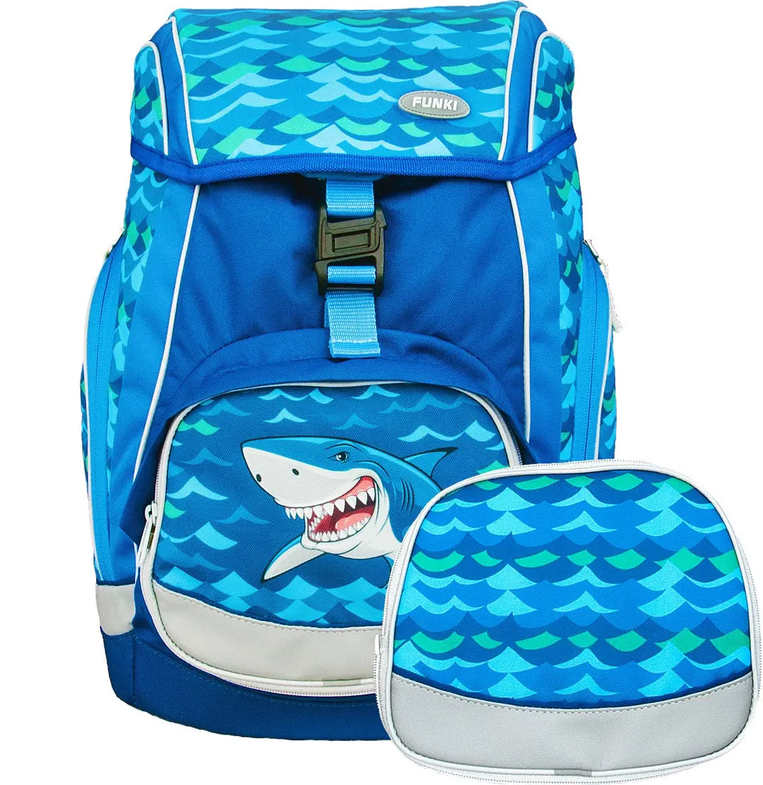 FUNKI Flexi-Bag Set Big Shark 6040.606 blau 5-teilig