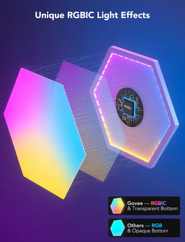 GOVEE Glide Hexa Light Panels H1061002 Erweiterungs Pack 2 Stück