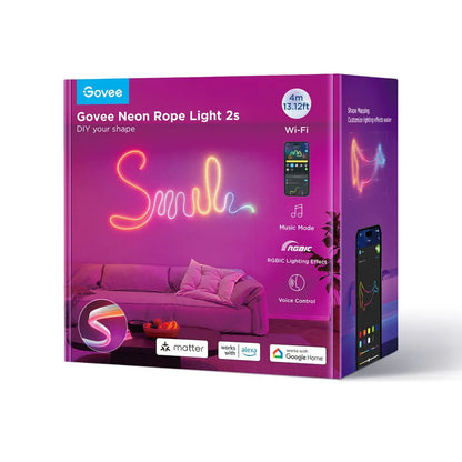 GOVEE Neon Rope Light 2 4m H61D4C01 weiss