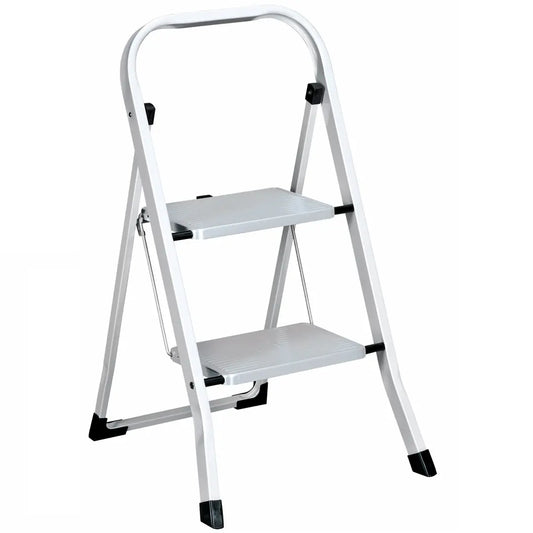 HAILO Klapptrittleiter Stahl Basic 370.156671.20 2 Stufen weiss