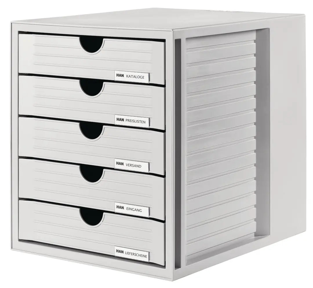 HAN Systemboxen 5 Fächer 1450-11 lichtgrau/lichtgrau