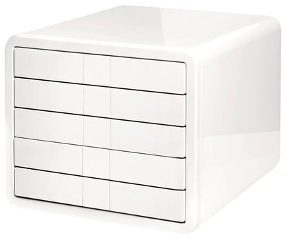 HAN Schubladenbox i-Box A4/C4 1551-12 weiss, 5 Schubladen