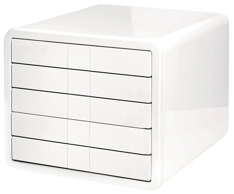 HAN Schubladenbox i-Box A4/C4 1551-12 weiss, 5 Schubladen