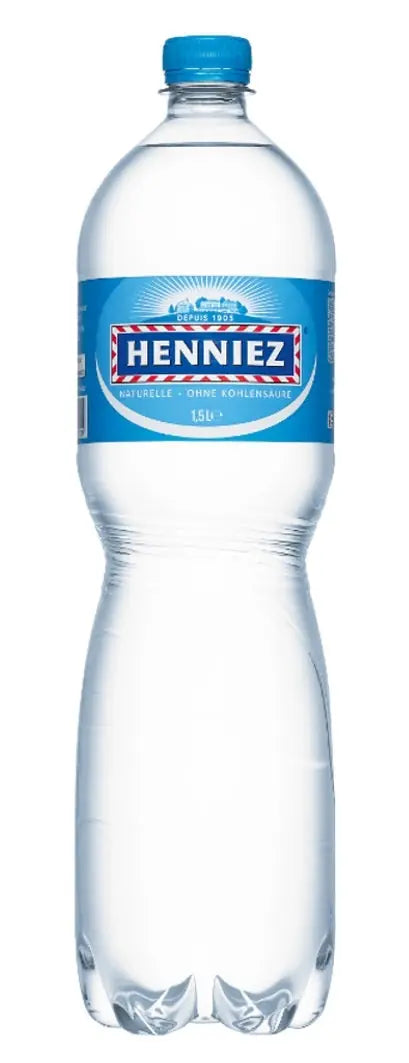 HENNIEZ blau, ohne Kohlensäure, Pet 129400001256 150 cl, 6 Stk.