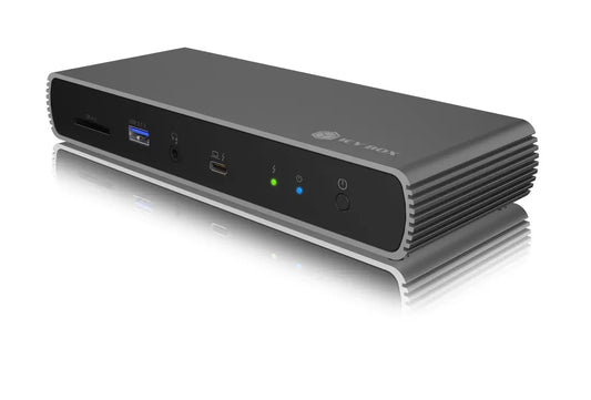 ICY BOX Thunderbolt4 4K Dockingstation IB-DK8801-TB4 4xUSBA, 2xUSBC, LAN, PD