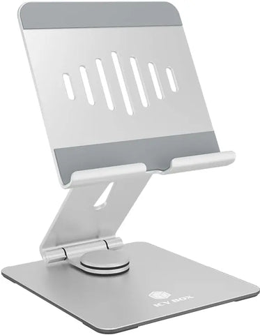 ICY BOX Rotatable and adjustable IB-TH200-R tablet stand silver