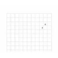 INGOLD-BIWA Ringbucheinlagen A4 02.342.442 weiss 90g 4x4mm kar. 500 Blatt