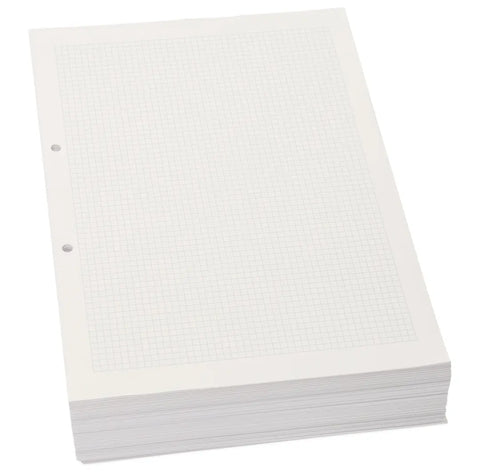 INGOLD-BIWA Ringbucheinlagen A4 02.342.442 weiss 90g 4x4mm kar. 500 Blatt