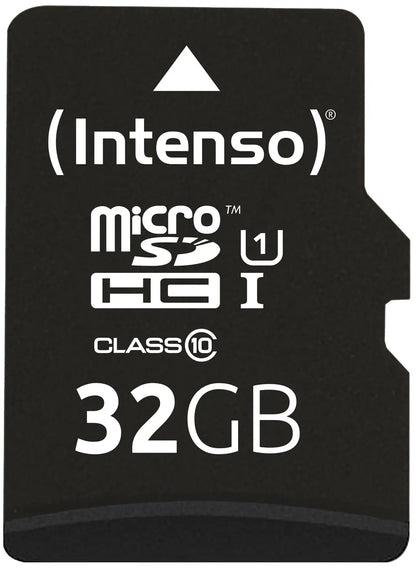 INTENSO Micro SDHC Card PREMIUM 32GB 3423480 with adapter, UHS-1