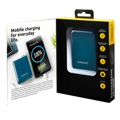 INTENSO Power Bank Petrol 7313537 10000 mAh