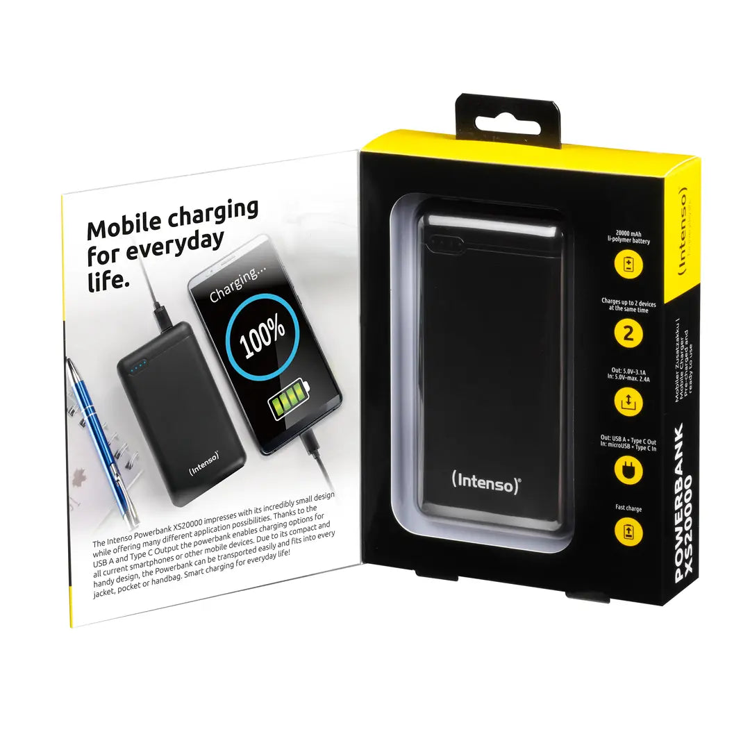 INTENSO Powerbank black 7313550 20000 mAh