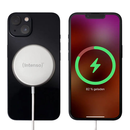 INTENSO Magnetic Wireless Charger MW1 7410712 MagSafe compatibility white