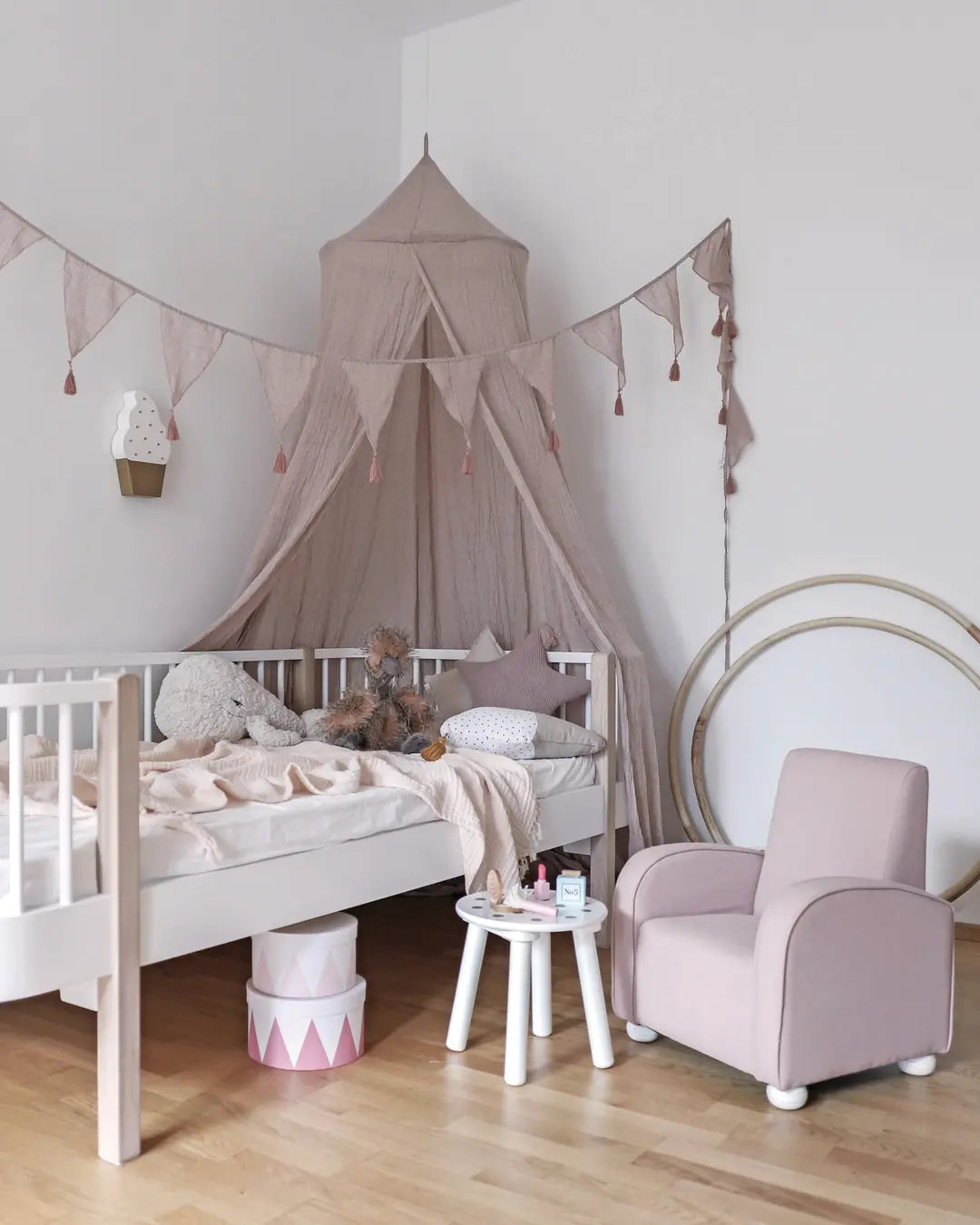 JABADABADO Betthimmel K038 dusty pink 230cm