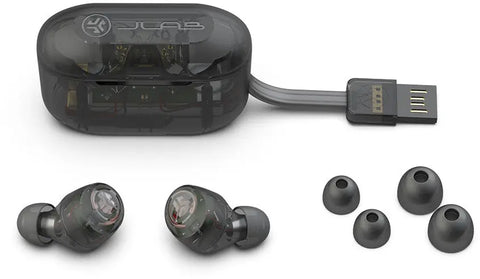 JLAB Go Air Pop Earbuds IEUEBGAIRPOPRCLR124 True Wireless, Clear