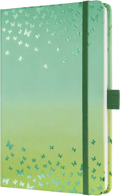 JOLIE Notizbuch Butterfly Confetti JN347 liniert, 174 S., bunt, A5