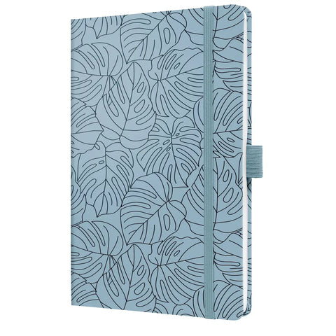 JOLIE Notizbuch A5 JN353 Blue Monstera, liniert 174 S.