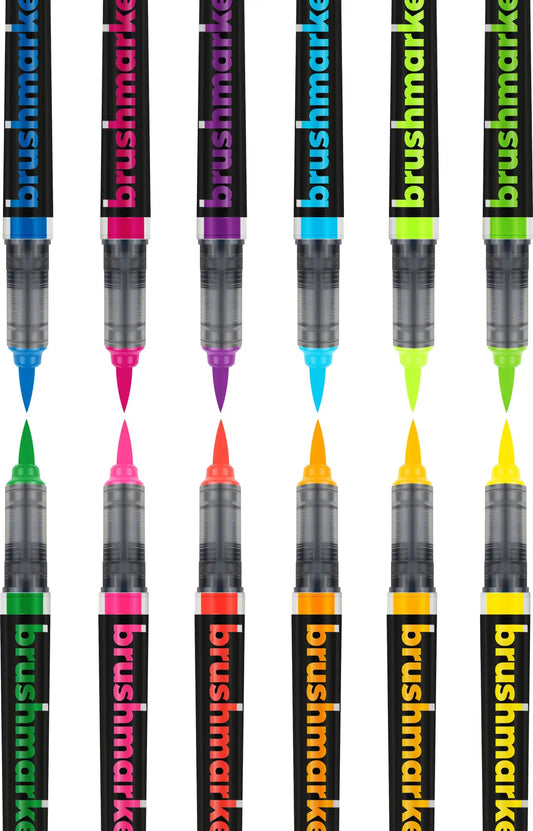 KARIN Brush Marker PRO 27C12 Neon colours 12 Stück