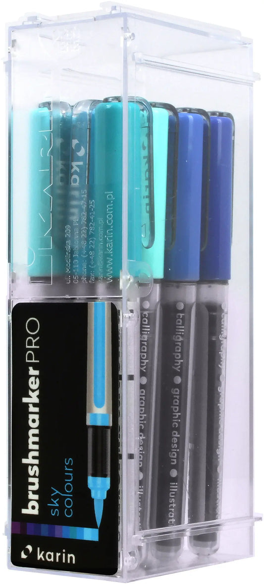 KARIN Brush Marker PRO 27C2 Sky colours 12 Stück