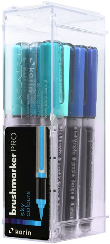 KARIN Brush Marker PRO 27C2 Sky colours 12 Stück