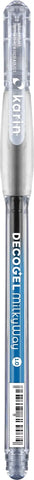 KARIN Gelpen DECOGEL 1.0 MILKY WAY 30Z210 schwarz