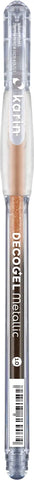 KARIN Gelpen DECOGEL 1.0 METALLIC 30Z306 orange