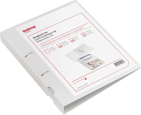 KOLMA Ringbuch Vario KF A4 02.120.00 transparent 2-Ring 3.8cm