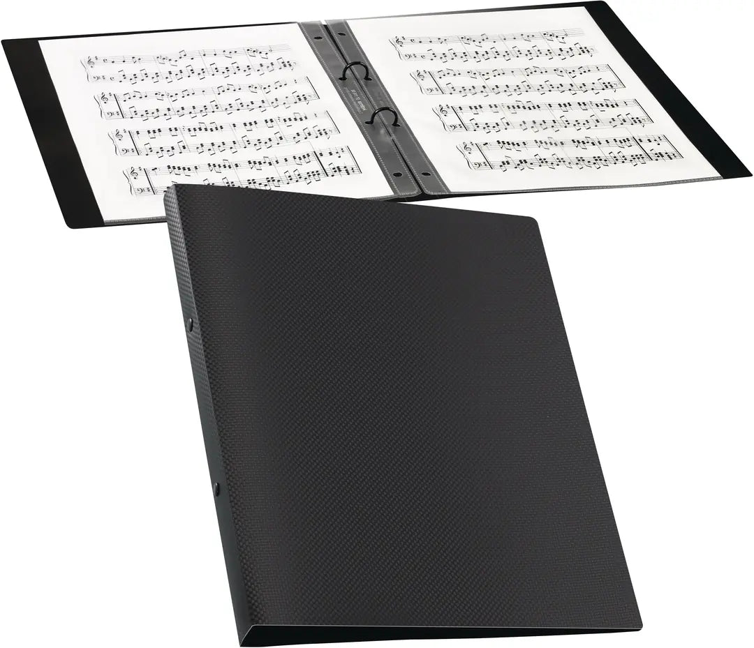 KOLMA Ringbuch matt A4 02.806.06 schwarz, 2.0 cm, 2-Ring