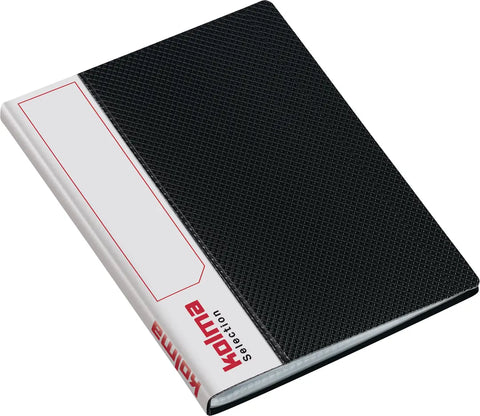 KOLMA Sichtbuch Selection A6 03.709.06 schwarz 20 Taschen