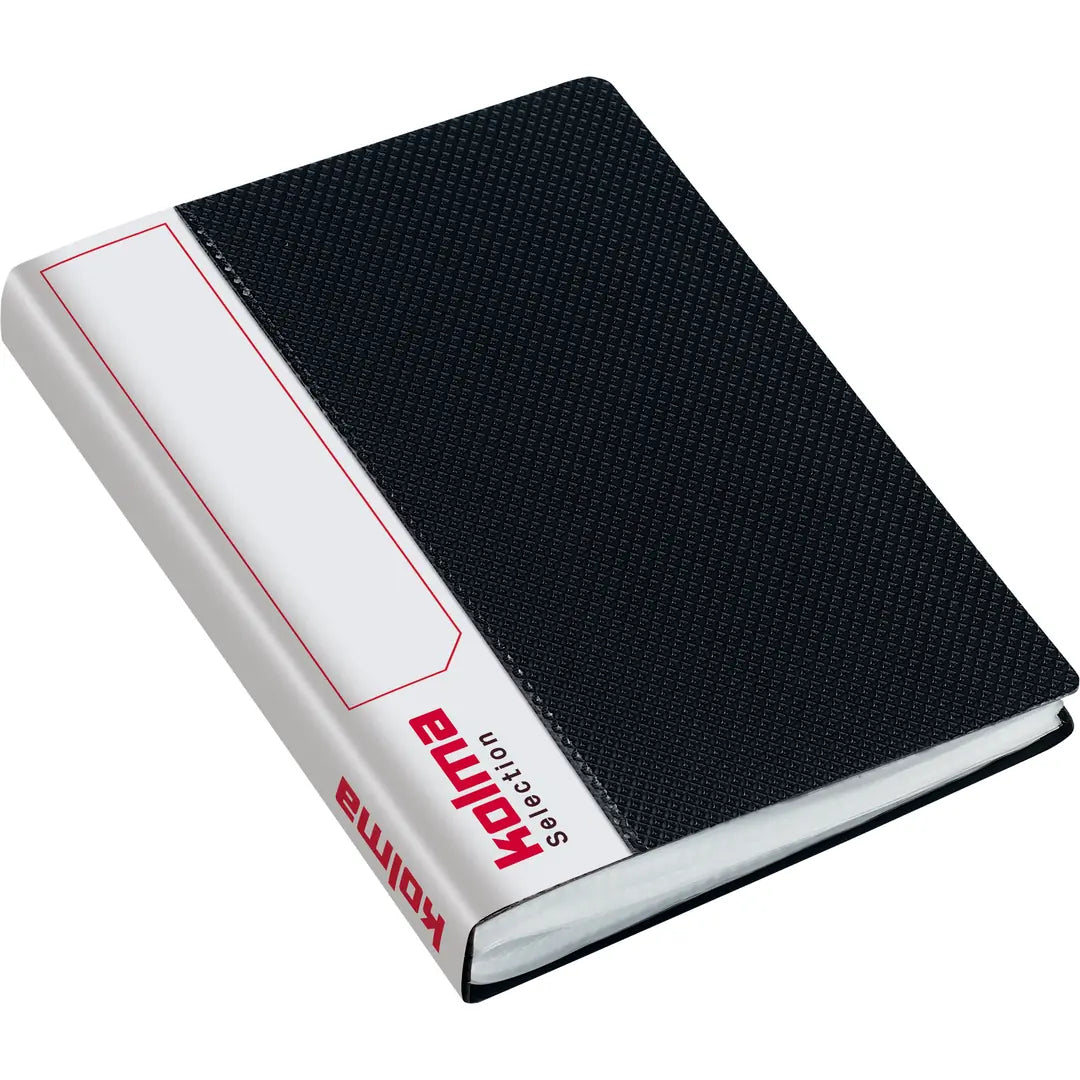 KOLMA Sichtbuch Selection A6 03.713.07 schwarz 40 Taschen