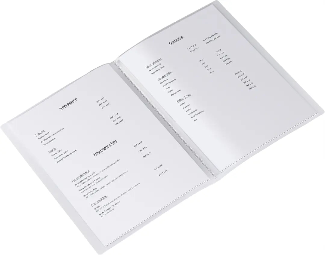 KOLMA Sichtbuch Vario A4 03.744.16 weiss 20 Taschen